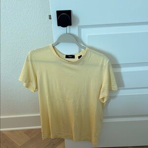 Theory Men's Yellow T-Shirt